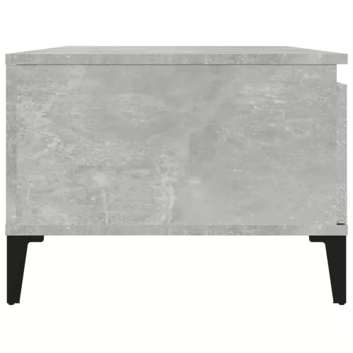 Betonszürke szerelt fa dohányzóasztal 90x50x36,5 cm