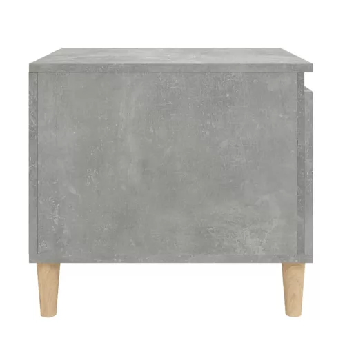 Betonszürke szerelt fa dohányzóasztal 100 x 50 x 45 cm