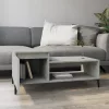 Betonszürke szerelt fa dohányzóasztal 100 x 50 x 45 cm