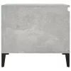 Betonszürke szerelt fa dohányzóasztal 100 x 50 x 45 cm
