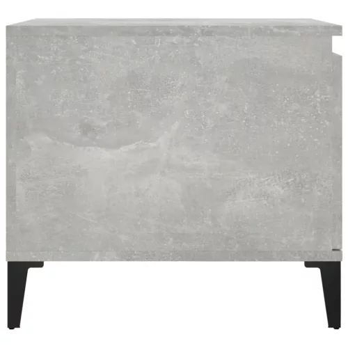 Betonszürke szerelt fa dohányzóasztal 100 x 50 x 45 cm
