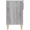 Szürke sonoma színű szerelt fa cipősszekrény 102x36x60 cm