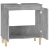 Betonszürke szerelt fa mosdószekrény 58x33x60 cm