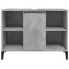 Betonszürke szerelt fa mosdószekrény 80 x 33 x 60 cm