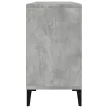 Betonszürke szerelt fa mosdószekrény 80 x 33 x 60 cm