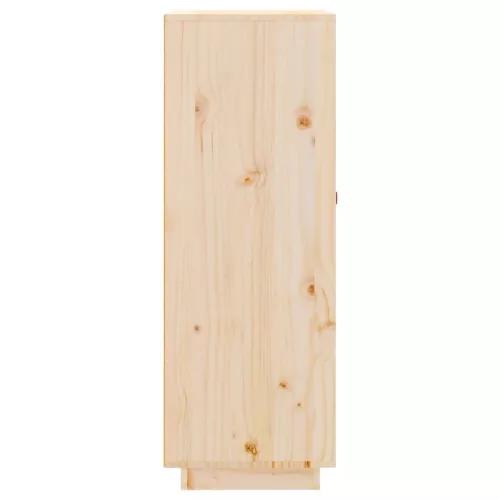 Tömör fenyőfa borszekrény 45x34x100 cm