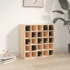 Tömör fenyőfa borszekrény 56 x 25 x 56 cm
