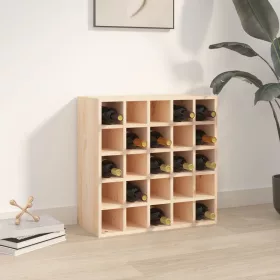 Tömör fenyőfa borszekrény 56 x 25 x 56 cm