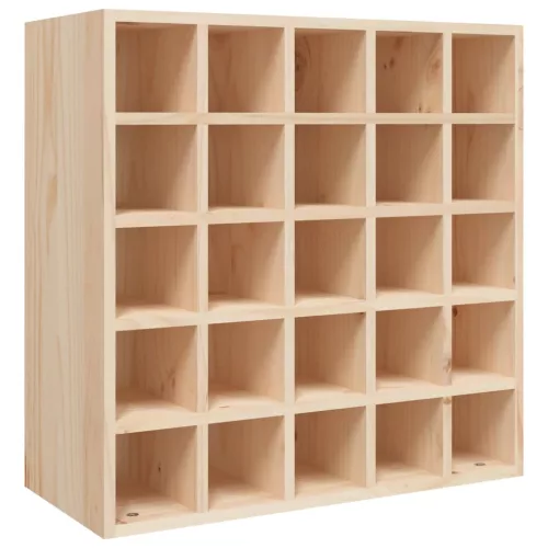 Tömör fenyőfa borszekrény 56 x 25 x 56 cm