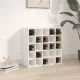 Tömör fenyőfa borszekrény fehér 56 x 25 x 56 cm