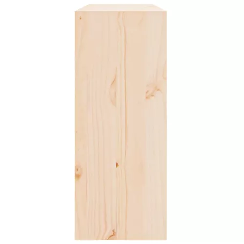 Tömör fenyőfa borszekrény 62x25x62 cm