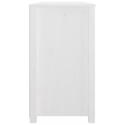 Fehér tömör fenyőfa kisszekrény 100 x 40 x 72 cm