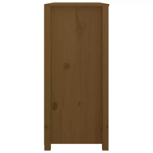 Mézbarna tömör fenyőfa kisszekrény 100 x 40 x 90 cm