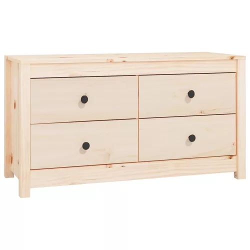 Tömör fenyőfa kisszekrény 100x40x54 cm