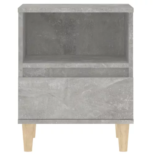 2 db betonszürke éjjeliszekrény 40x35x50 cm