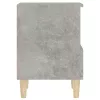 2 db betonszürke éjjeliszekrény 40x35x50 cm