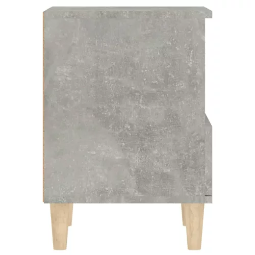 2 db betonszürke éjjeliszekrény 40x35x50 cm