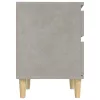 2 db betonszürke éjjeliszekrény 40x35x50 cm