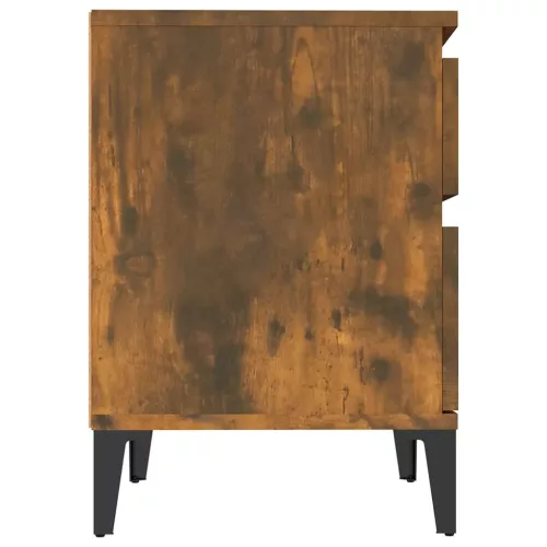 Füstös tölgy színű éjjeliszekrény 40x35x50 cm