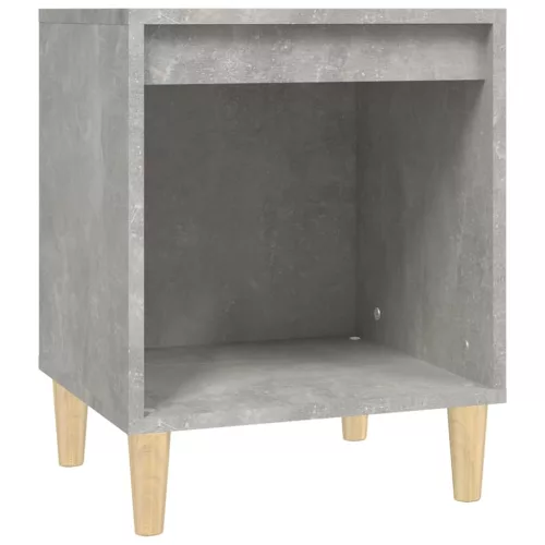 2 db betonszürke éjjeliszekrény 40x35x50 cm