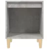 2 db betonszürke éjjeliszekrény 40x35x50 cm