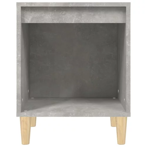 2 db betonszürke éjjeliszekrény 40x35x50 cm