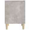 2 db betonszürke éjjeliszekrény 40x35x50 cm