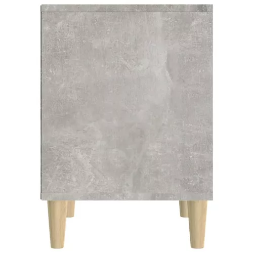 2 db betonszürke éjjeliszekrény 40x35x50 cm