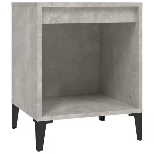 Betonszürke éjjeliszekrény 40x35x50 cm