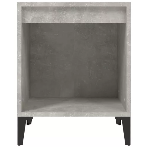 Betonszürke éjjeliszekrény 40x35x50 cm