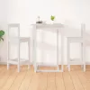 2 db fehér tömör fenyőfa bárszék 40 x 41,5 x 112 cm