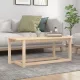 Tömör fenyőfa dohányzóasztal 110 x 55 x 45 cm