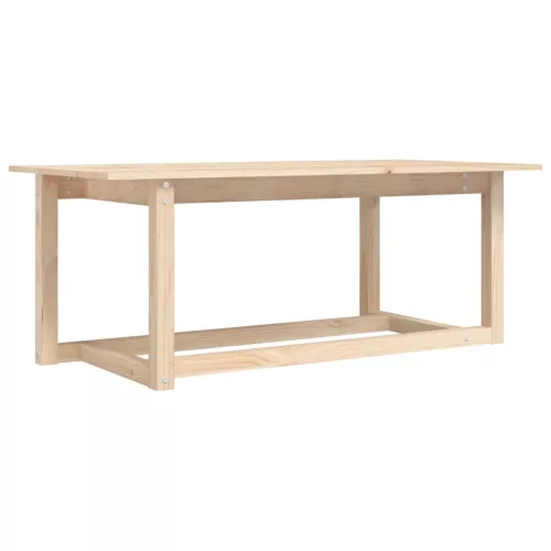 Tömör fenyőfa dohányzóasztal 110 x 55 x 45 cm