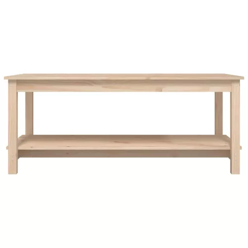 Tömör fenyőfa dohányzóasztal 110 x 55 x 45 cm
