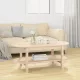 Tömör fenyőfa dohányzóasztal 110 x 55 x 45 cm