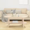 Tömör fenyőfa dohányzóasztal 110 x 55 x 45 cm