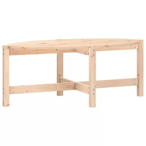 Tömör fenyőfa dohányzóasztal 118 x 63 x 45 cm