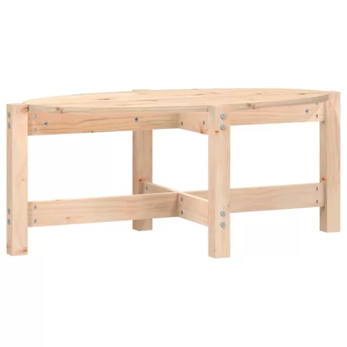 Tömör fenyőfa dohányzóasztal 87 x 48 x 35 cm
