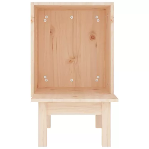 Tömör fenyőfa macskaház 60 x 36 x 60 cm