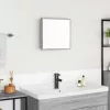 LED Fürdőszoba Tükör Szürke Sonoma 40 x 8,5 x 37 cm Faanyag