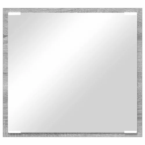 LED Fürdőszoba Tükör Szürke Sonoma 40 x 8,5 x 37 cm Faanyag