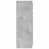 Betonszürke szerelt fa fiókos szekrény 60 x 36 x 103 cm
