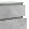 Betonszürke szerelt fa fiókos szekrény 60 x 36 x 103 cm