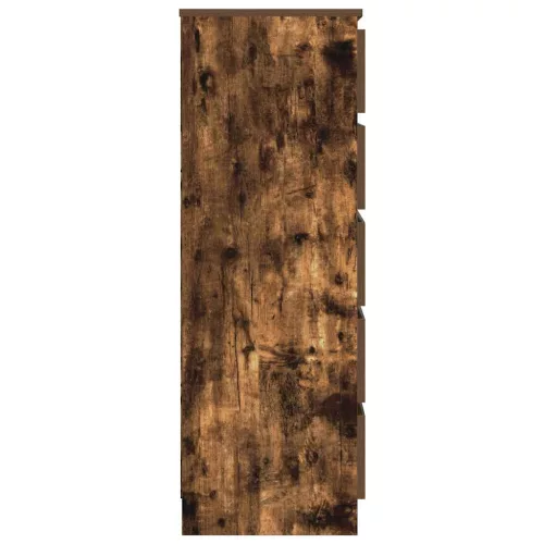 Füstös tölgy szerelt fa fiókos szekrény 60 x 36 x 103 cm