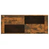 Füstös tölgy színű szerelt fa TV-szekrény 100 x 35 x 40 cm