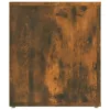 Füstös tölgy színű szerelt fa TV-szekrény 100 x 35 x 40 cm