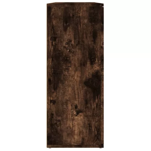 Füstös tölgy színű szerelt fa tálalószekrény 91x29,5x75 cm
