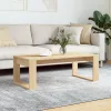 Sonoma tölgy színű szerelt fa dohányzóasztal 102 x 50 x 35 cm
