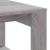 Szürke sonoma szerelt fa dohányzóasztal 102x50x35 cm