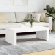 Fehér szerelt fa dohányzóasztal 102x50x36 cm